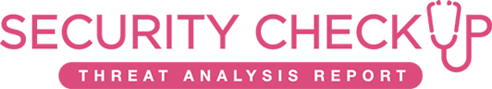 SECURITY CHECK UP THREAT ANALYSIS REPORT